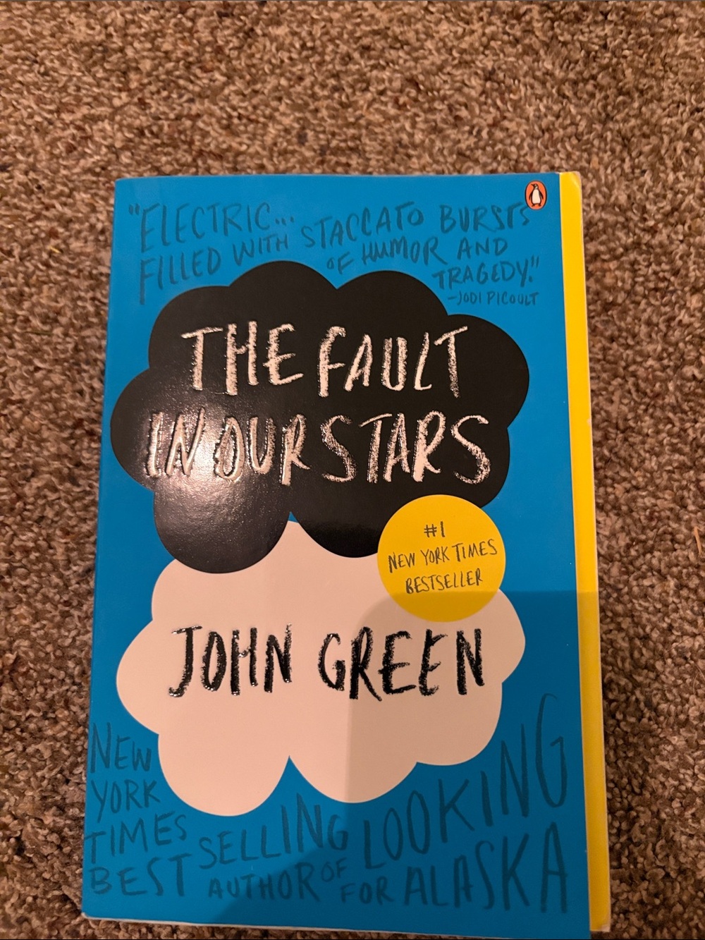 Original Penguin Blue and Black The Fault in Our Stars Book Cover